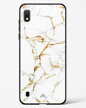 Calacatta White Marble Glass Case Phone Cover (Samsung)