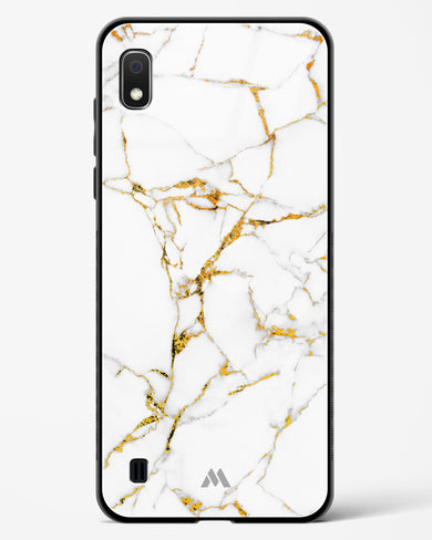 Calacatta White Marble Glass Case Phone Cover-(Samsung)