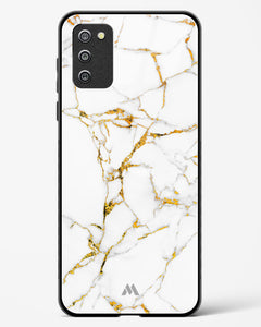 Calacatta White Marble Glass Case Phone Cover (Samsung)