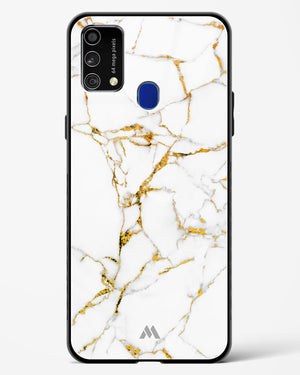 Calacatta White Marble Glass Case Phone Cover (Samsung)