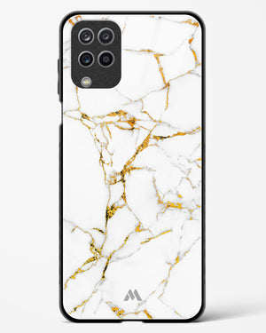 Calacatta White Marble Glass Case Phone Cover (Samsung)