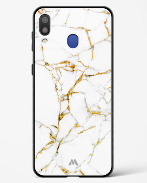 Calacatta White Marble Glass Case Phone Cover (Samsung)