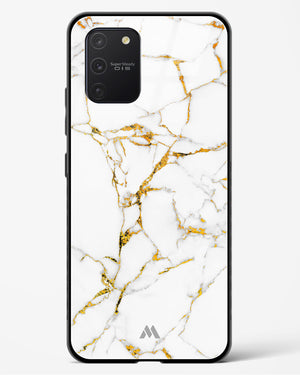 Calacatta White Marble Glass Case Phone Cover (Samsung)