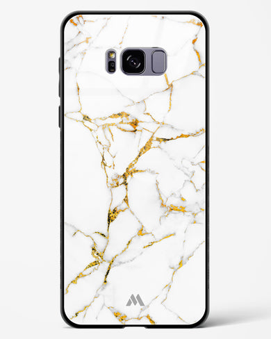 Calacatta White Marble Glass Case Phone Cover (Samsung)