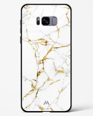 Calacatta White Marble Glass Case Phone Cover (Samsung)