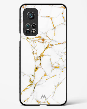 Calacatta White Marble Glass Case Phone Cover (Xiaomi)