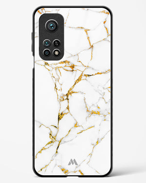 Calacatta White Marble Glass Case Phone Cover (Xiaomi)
