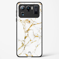 Calacatta White Marble Glass Case Phone Cover (Xiaomi)