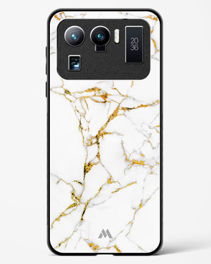 Calacatta White Marble Glass Case Phone Cover-(Xiaomi)