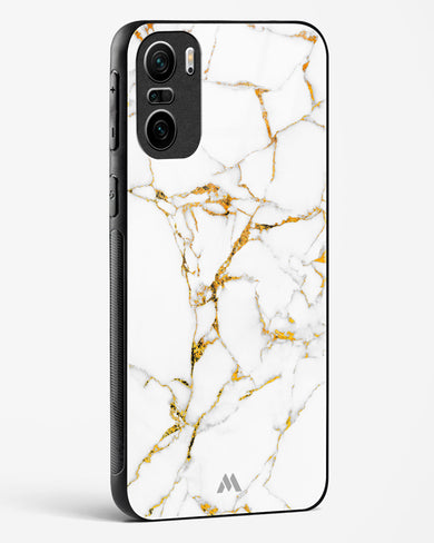 Calacatta White Marble Glass Case Phone Cover-(Xiaomi)