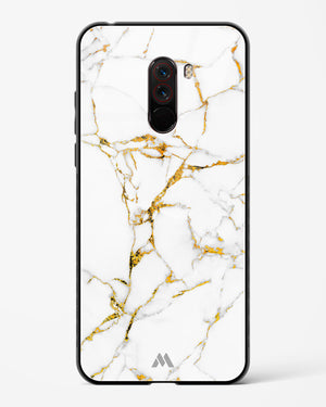 Calacatta White Marble Glass Case Phone Cover (Xiaomi)