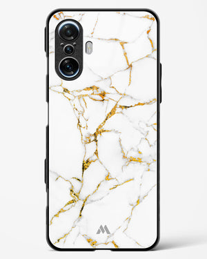 Calacatta White Marble Glass Case Phone Cover (Xiaomi)