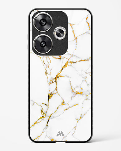 Calacatta White Marble Glass Case Phone Cover-(Xiaomi)