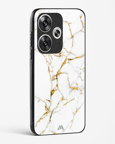 Calacatta White Marble Glass Case Phone Cover-(Xiaomi)