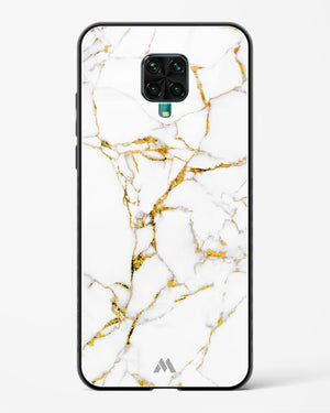 Calacatta White Marble Glass Case Phone Cover-(Xiaomi)