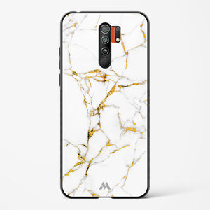 Calacatta White Marble Glass Case Phone Cover-(Xiaomi)