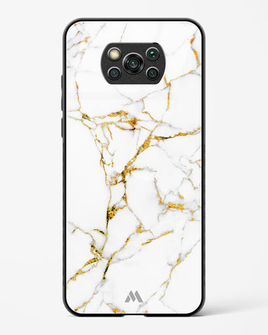 Calacatta White Marble Glass Case Phone Cover-(Xiaomi)