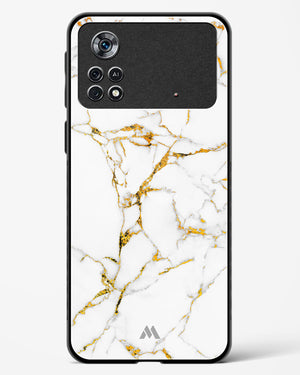 Calacatta White Marble Glass Case Phone Cover (Xiaomi)