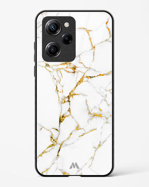 Calacatta White Marble Glass Case Phone Cover (Xiaomi)