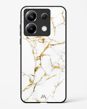 Calacatta White Marble Glass Case Phone Cover (Xiaomi)