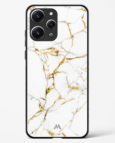 Calacatta White Marble Glass Case Phone Cover-(Xiaomi)