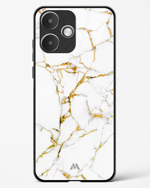 Calacatta White Marble Glass Case Phone Cover (Xiaomi)