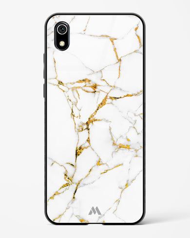 Calacatta White Marble Glass Case Phone Cover (Xiaomi)