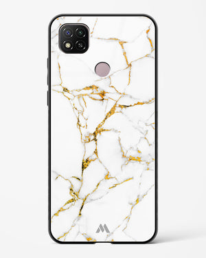 Calacatta White Marble Glass Case Phone Cover-(Xiaomi)