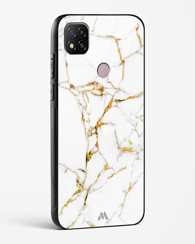 Calacatta White Marble Glass Case Phone Cover-(Xiaomi)