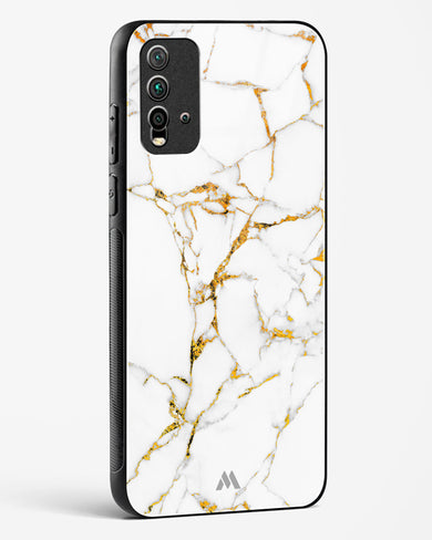 Calacatta White Marble Glass Case Phone Cover (Xiaomi)