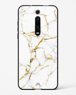 Calacatta White Marble Glass Case Phone Cover (Xiaomi)