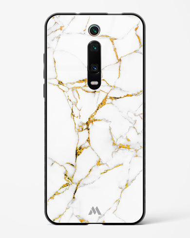 Calacatta White Marble Glass Case Phone Cover-(Xiaomi)