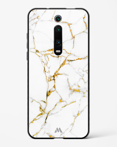 Calacatta White Marble Glass Case Phone Cover (Xiaomi)