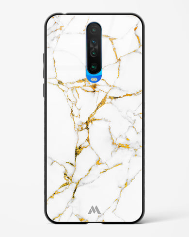 Calacatta White Marble Glass Case Phone Cover-(Xiaomi)