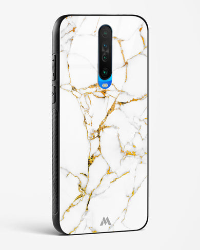 Calacatta White Marble Glass Case Phone Cover (Xiaomi)