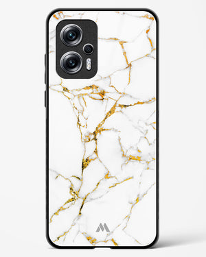 Calacatta White Marble Glass Case Phone Cover (Xiaomi)