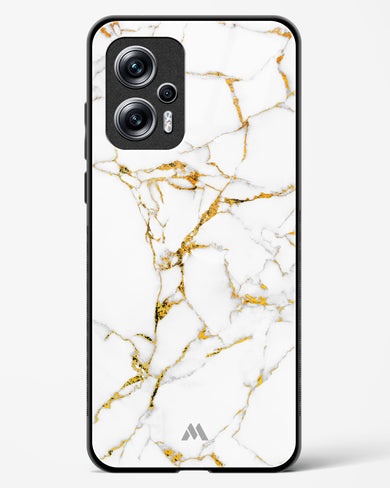 Calacatta White Marble Glass Case Phone Cover-(Xiaomi)