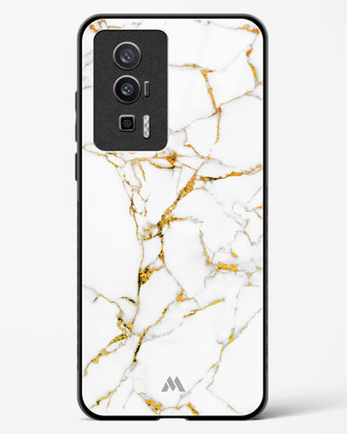 Calacatta White Marble Glass Case Phone Cover-(Xiaomi)