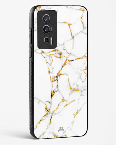 Calacatta White Marble Glass Case Phone Cover-(Xiaomi)