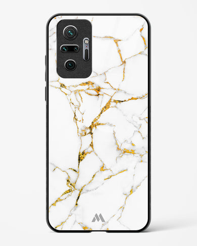 Calacatta White Marble Glass Case Phone Cover-(Xiaomi)