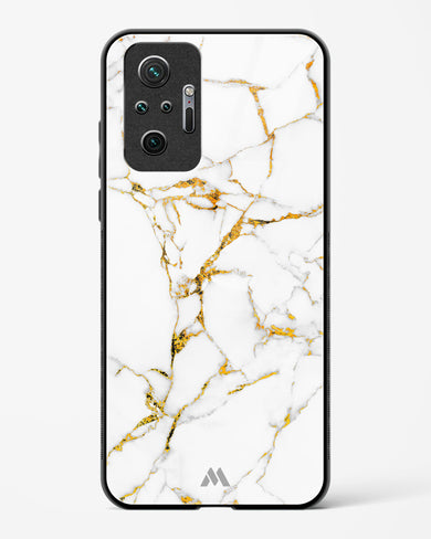 Calacatta White Marble Glass Case Phone Cover-(Xiaomi)