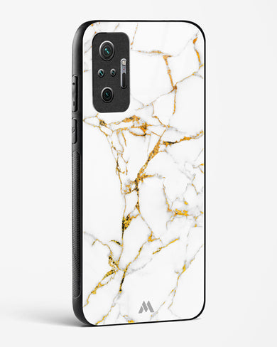 Calacatta White Marble Glass Case Phone Cover-(Xiaomi)