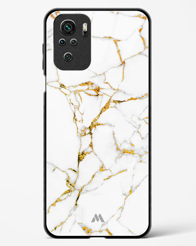 Calacatta White Marble Glass Case Phone Cover (Xiaomi)