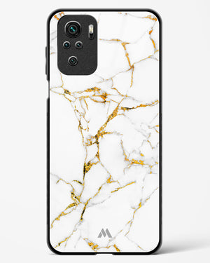 Calacatta White Marble Glass Case Phone Cover (Xiaomi)