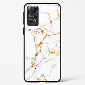 Calacatta White Marble Glass Case Phone Cover-(Xiaomi)