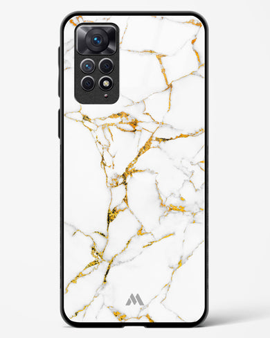 Calacatta White Marble Glass Case Phone Cover (Xiaomi)