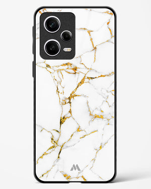 Calacatta White Marble Glass Case Phone Cover (Xiaomi)