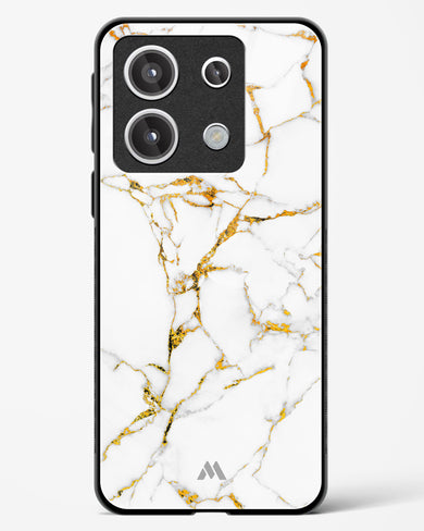 Calacatta White Marble Glass Case Phone Cover-(Xiaomi)