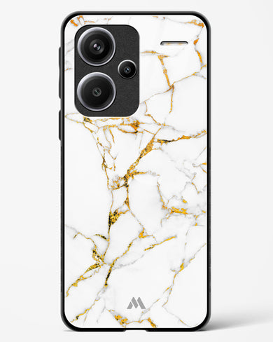 Calacatta White Marble Glass Case Phone Cover-(Xiaomi)