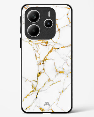 Calacatta White Marble Glass Case Phone Cover (Xiaomi)